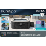     () INTEX PureSpa Greystone Deluxe, . 28450