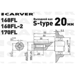   Carver 168FL-2, . S-type, D=20 